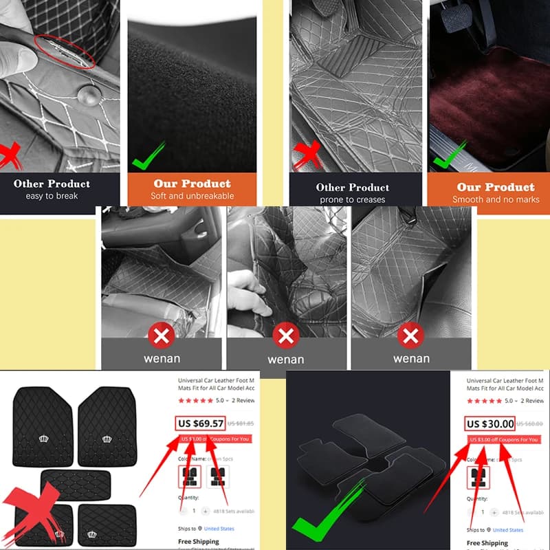 שטיחי רצפה ל-סקייוול Skywell ET5 / EV6 4