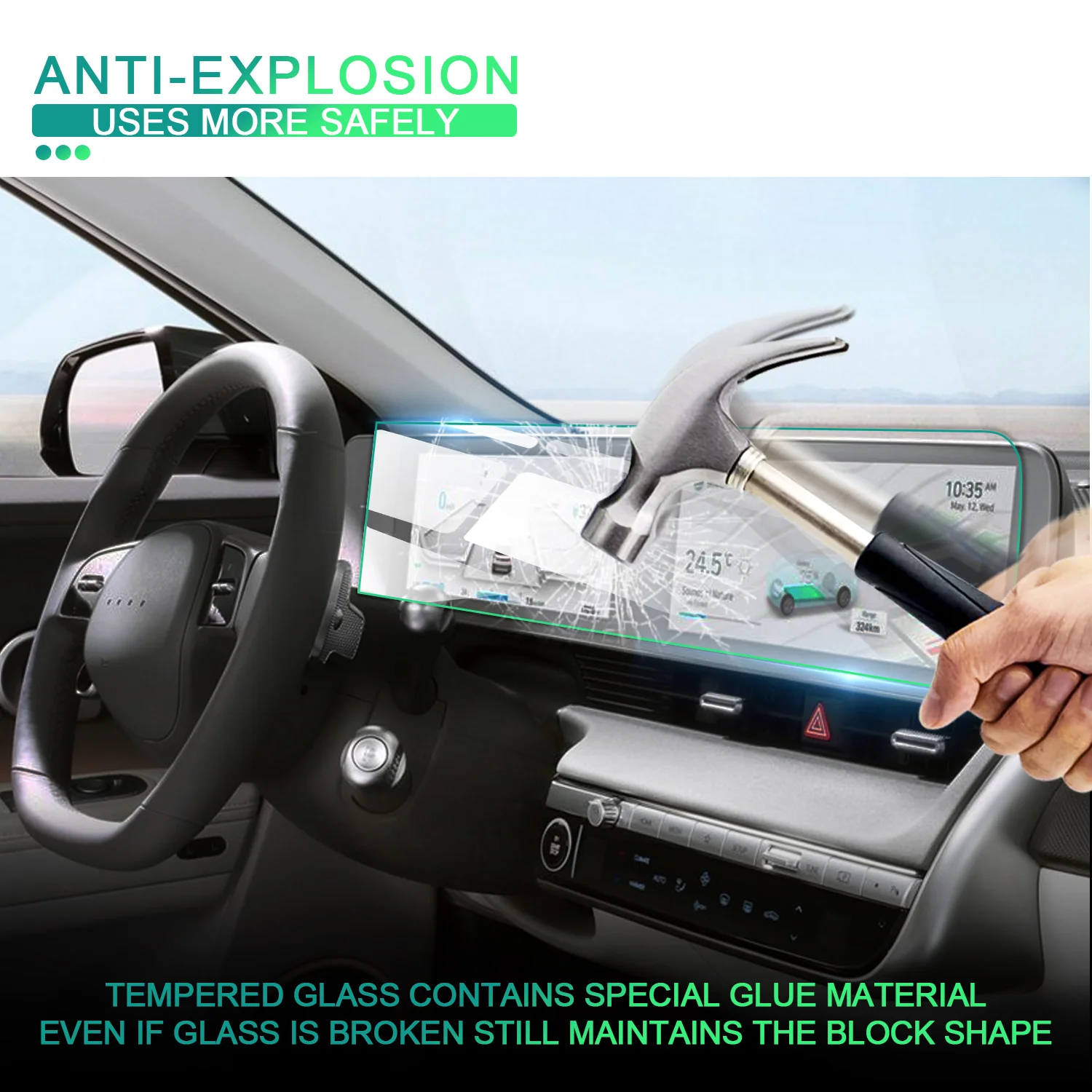 מגן מסך ל-Ioniq 5 6