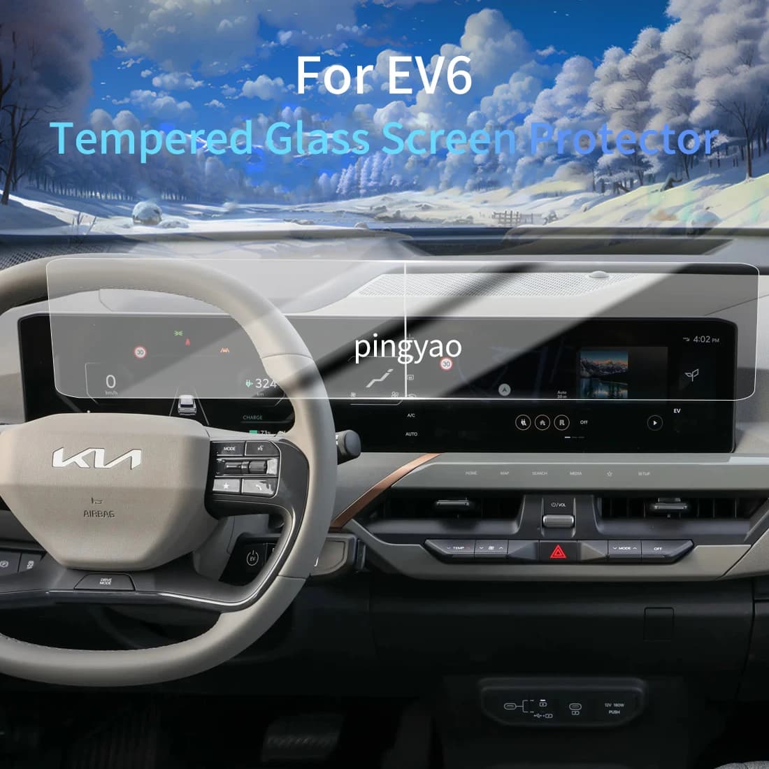 מגן מסך ל-EV6