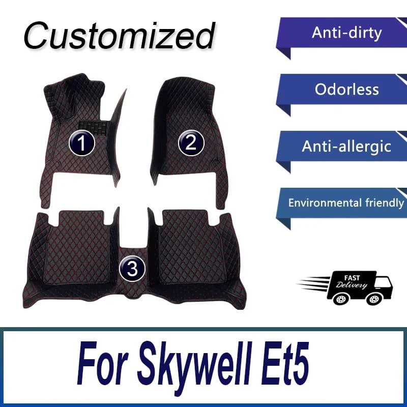 שטיחי רצפה ל-סקייוול Skywell ET5 - עמיד למים