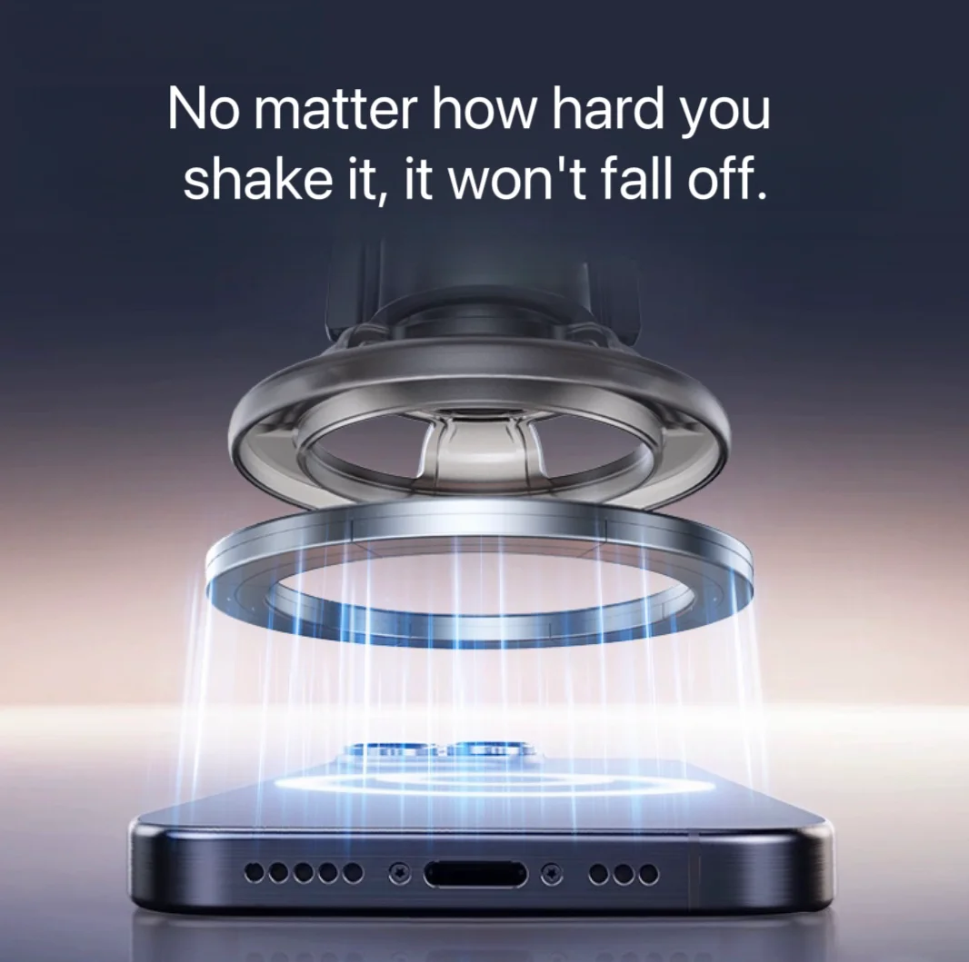 מחזיק טלפון ל-BYD ATTO 3 / Seal - מגנטי 6