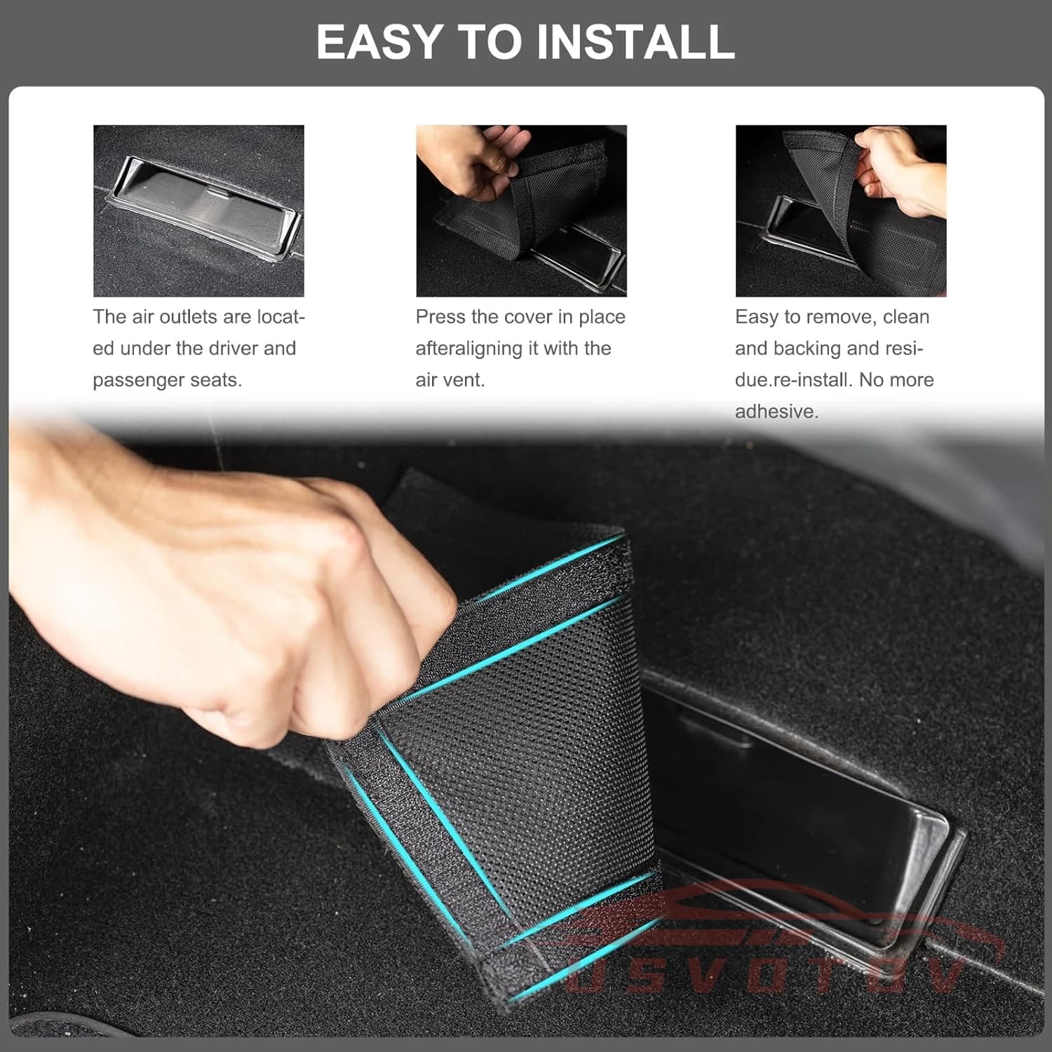 כיסוי פתח אוורור ל-טסלה מודל 3 / ג׳וניפר 6