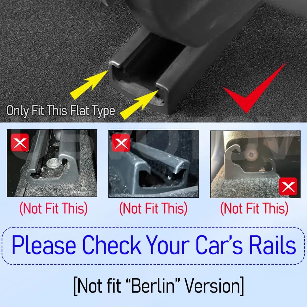 כיסוי מסילת מושב ל-טסלה מודל 3 / ג׳וניפר 3