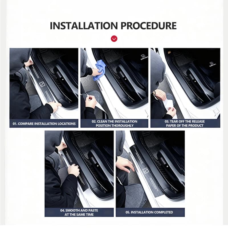 מגן אדן דלת ל-Zeekr 001 - סיבי פחמן 6