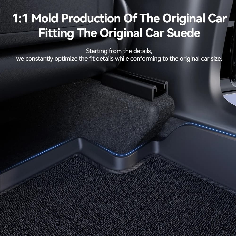 שטיחי רצפה ל-טסלה היילנד / מודל 3 - עמיד למים, נגד החלקה 7