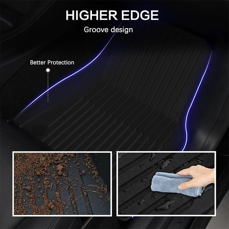 שטיחי רצפה ל-טסלה מודל Y - לכל מזג אוויר, TPE 3